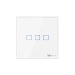 Comutator inteligent de perete wireless Sonoff T2EU3C-RF 433MHz (3 canale) Comutator inteligent de perete wireless Sonoff T2EU3C-RF 433MHz (3 canale)