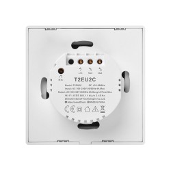 Smart Switch WiFi + RF 433 Sonoff T2 EU TX (2 canale)