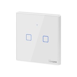 Smart Switch WiFi + RF 433 Sonoff T2 EU TX (2 canale)