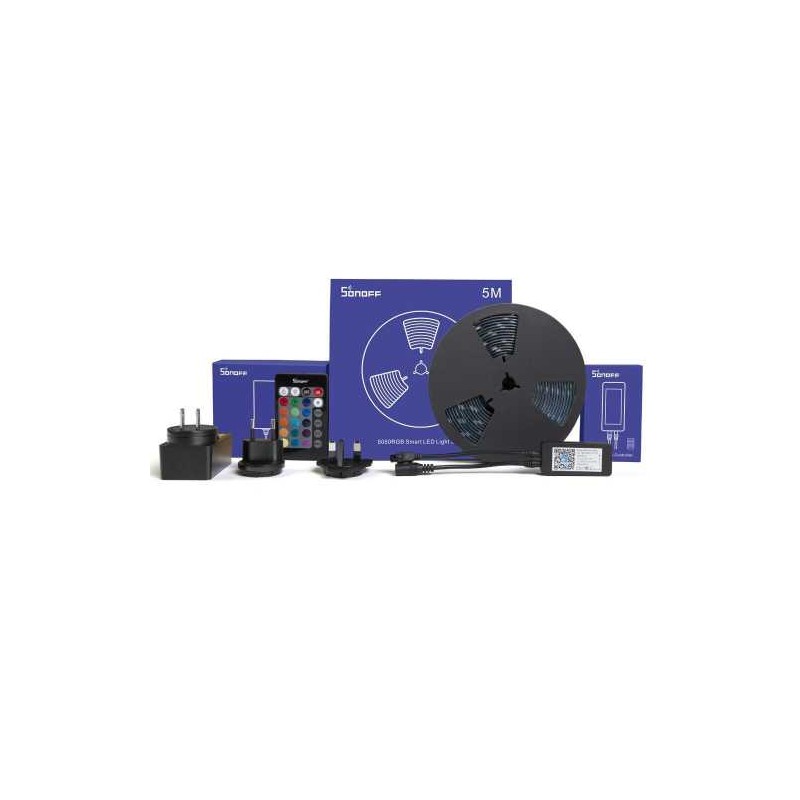 KIT BANDA LED Sonoff RGB DIMMER, 5M, CONTROL WIFI