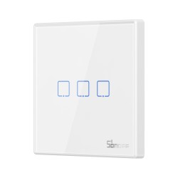 SONOFF T2EU3C RF (tip 86) 433MHz – Intrerupator fără fir triplu