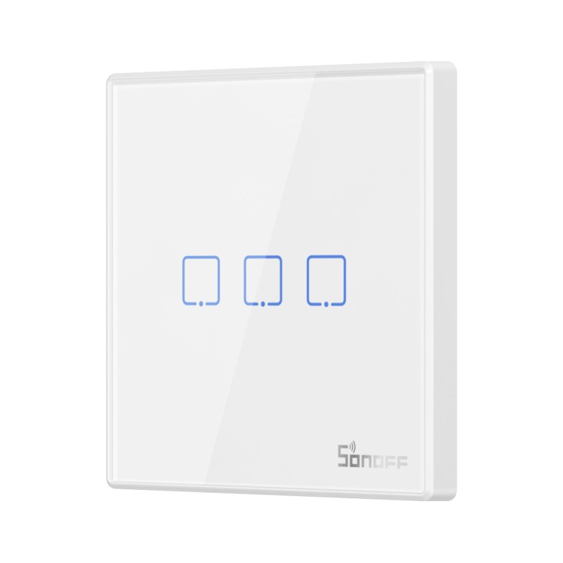 SONOFF T2EU3C RF (tip 86) 433MHz – Intrerupator fără fir triplu