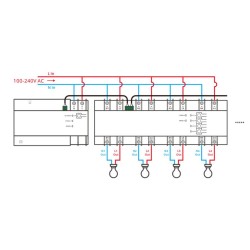 SONOFF Smart Stackable Power Meter (SPM) cu 4 relee ( releu 4 grupuri )