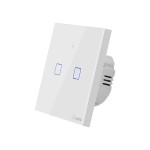 Sonoff T1EU2C TX Smart WiFi + RF – Intrerupator tactil dublu Sonoff T1EU2C TX Smart WiFi + RF – Intrerupator tactil dublu