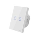 Sonoff T1EU2C TX Smart WiFi + RF – Intrerupator tactil dublu Sonoff T1EU2C TX Smart WiFi + RF – Intrerupator tactil dublu