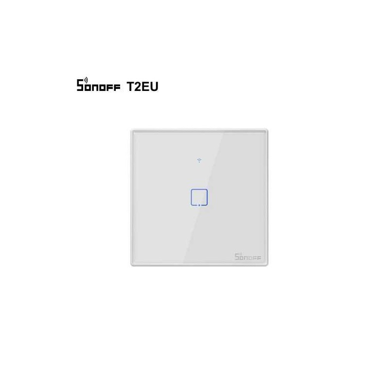 SONOFF T2EU1C-TX – ÎNTRERUPĂTOR TOUCH SIMPLU CU CONTROL WIFI SI RF