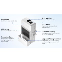 Sonoff TH ELITE – Switch Smart de monitorizare temperatura si umiditate 20A