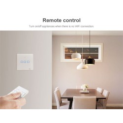 TELECOMANDA SONOFF RF 433MHZ 8 BUTOANE + SUPORT