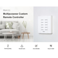 TELECOMANDA SONOFF RF 433MHZ 8 BUTOANE + SUPORT