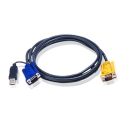 Cablu KVM VGA tata - USB, 1,8m, Aten