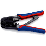 Cleste de sertizare RJ11/12 9.65 mm, RJ45 11.68 mm, Knipex