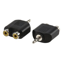 Adaptor JACK STEREO 3.5mm tata - 2 X RCA mama, set 12 blistere, Well