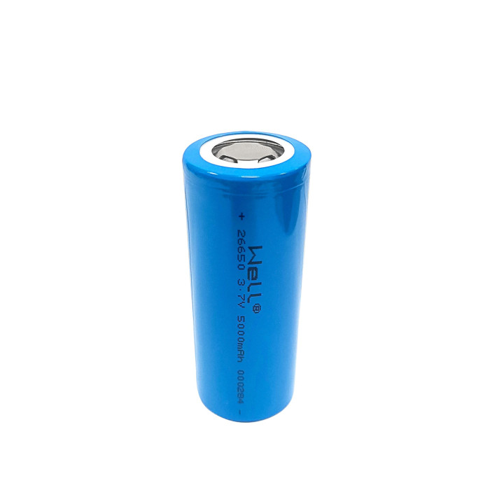 Acumulator industrial Li-ion terminal plat 26650 3.7V 5000mAh Well