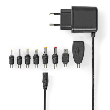Alimentator universal Nedis, 5V, 2.5A, 12.5W, 8 mufe