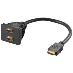 Adaptor HDMI tata   2 x HDMI mama