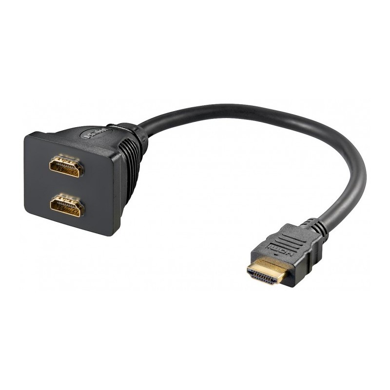 Adaptor HDMI tata   2 x HDMI mama