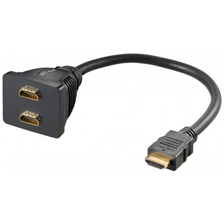 Adaptor HDMI tata   2 x HDMI mama