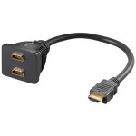 Adaptor HDMI tata   2 x HDMI mama