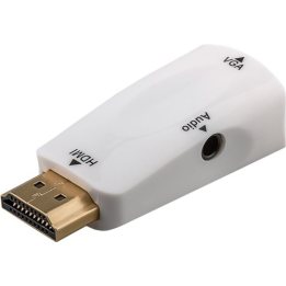 Adaptor HDMI tata - VGA mama si 3.5mm jack, Goobay