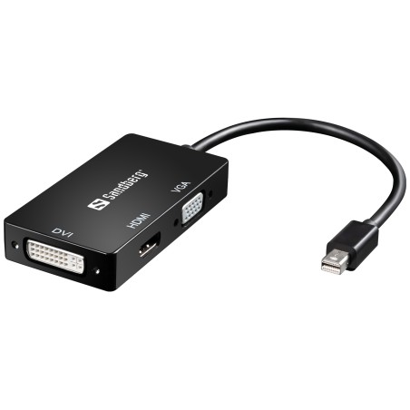 Adaptor Mini DisplayPort - HDMI+DVI+VGA Sandberg 509-12