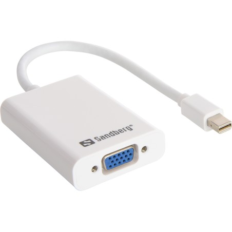 Adaptor Mini DisplayPort - VGA+Audio Sandberg 509-05
