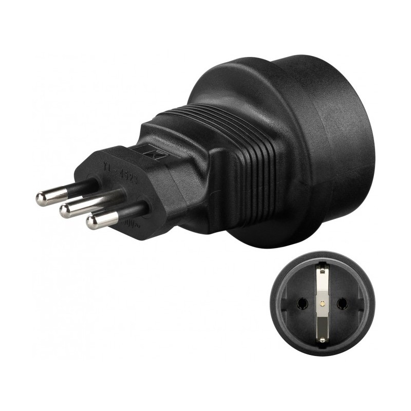 Adaptor priza Schuko - Italian Goobay