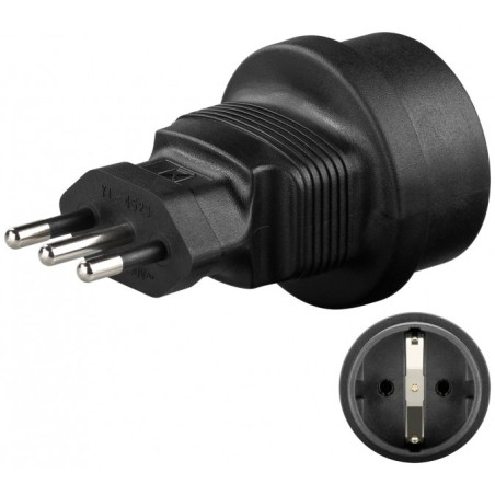 Adaptor priza Schuko - Italian Goobay