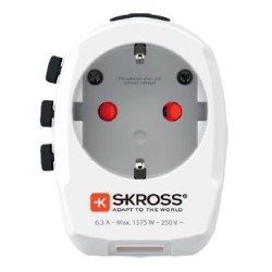 Adaptor priza universal Skross Pro Light USB World 1.302470