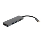 Adaptor USB-C - HDMI, 2xUSB3.0, cititor card