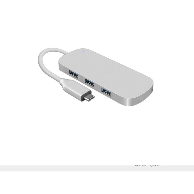 Adaptor USB-C la 3x USB3.0 si cititor de card Adaptor USB-C la 3x USB3.0 si cititor de card