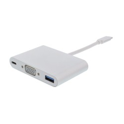 Adaptor USB-C 3.1 - VGA, USB3.0, USB-C PD