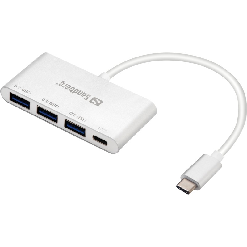 HUB USB-C - 3x USB 3.0 Hub + PD Sandberg 136-03