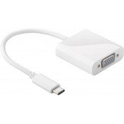 Adaptor VGA mama - USB-C tata 0.2m alb
