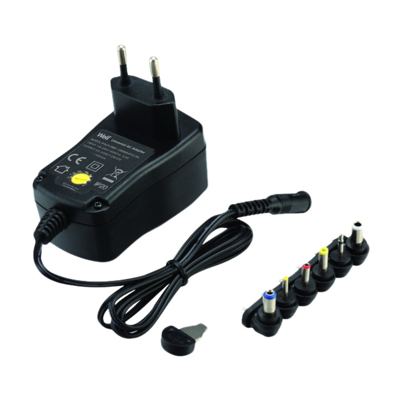 Alimentator universal in comutatie 1000mA, 6 mufe, Well, resigilat