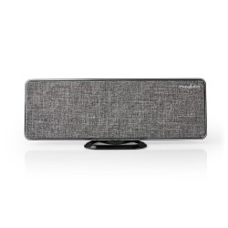 Antena HDTV de interior Nedis, 0 - 25 km, 28 dB, FM / VHF / UHF, gri