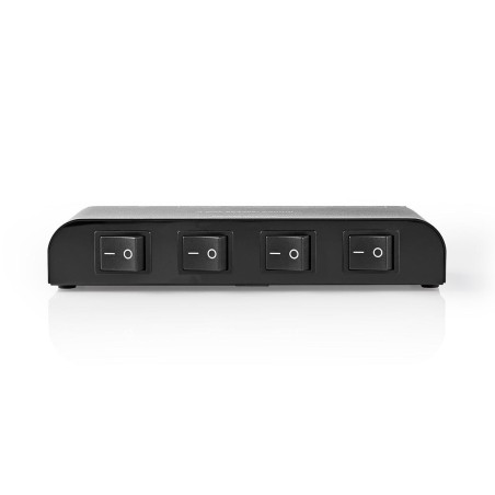 Comutator difuzoare, 4 sensuri, 200W, negru, Nedis