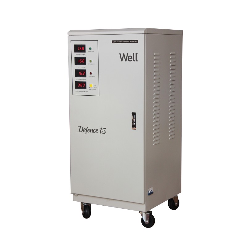 Stabilizator automat de tensiune trifazat 15KVA/12KW, Well Stabilizator automat de tensiune trifazat 15KVA/12KW, Well