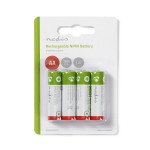 Acumulator R6 (AA) NiMH, 1.2V, 2600 mAh, 4buc/blister, Nedis Acumulator R6 (AA) NiMH, 1.2V, 2600 mAh, 4buc/blister, Nedis
