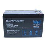 Acumulator plumb acid Well 12V 7.5AH, terminal T1