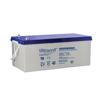 Acumulator plumb acid cu gel Ultracell 12V 275AH, terminal F11