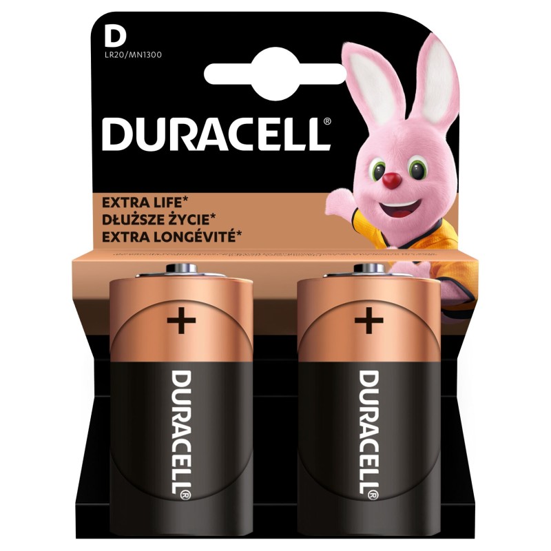 Baterie alcalina Duracell Basic R20 (D) 2 buc/blister Baterie alcalina Duracell Basic R20 (D) 2 buc/blister