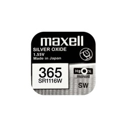 Baterie ceas Maxell SR1116W V365 S35 1.55V, oxid de argint, 10buc/cutie