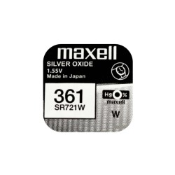 Baterie ceas Maxell SR721W V361 SR58 1.55V, oxid de argint, 10buc/cutie