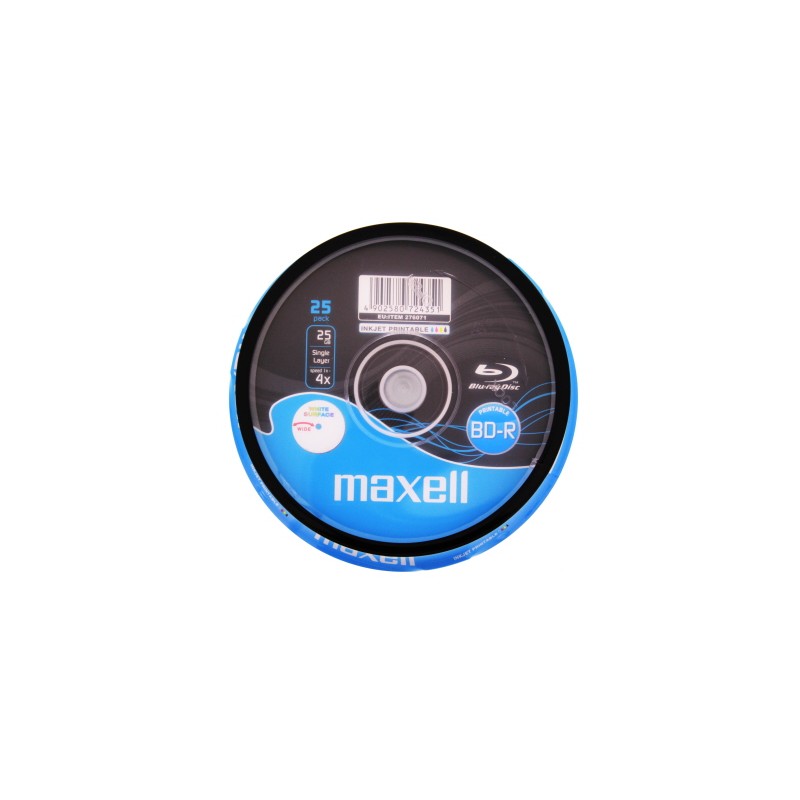 BD-R printabile, 25GB 4x 25 in cutie, Maxell