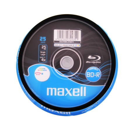 BD-R printabile, 25GB 4x 25 in cutie, Maxell