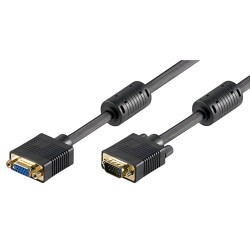 cablu extensie monitor vga tata - vga tata, svga, 5m, goobay