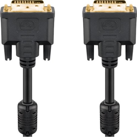 cablu dvi-d 24+1p tata - dvi-d 24+1p tata, 5m, goobay