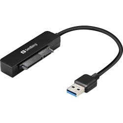 cablu usb 3.0 a tata - sata sandberg 133-87, negru