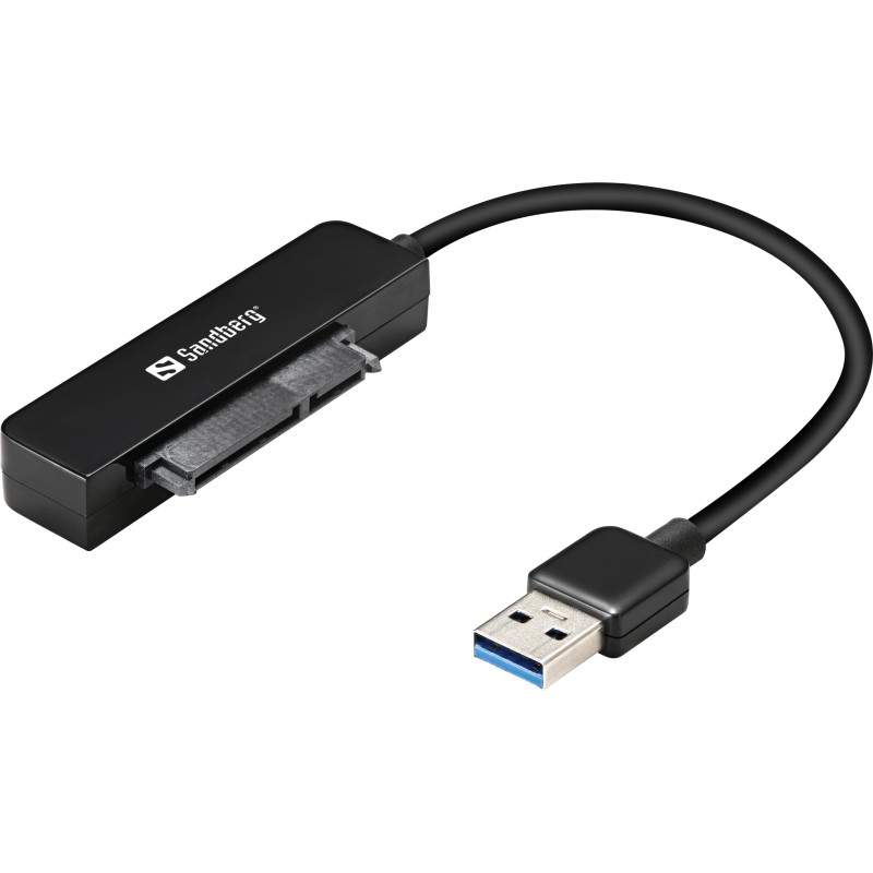 cablu usb 3.0 a tata - sata sandberg 133-87, negru