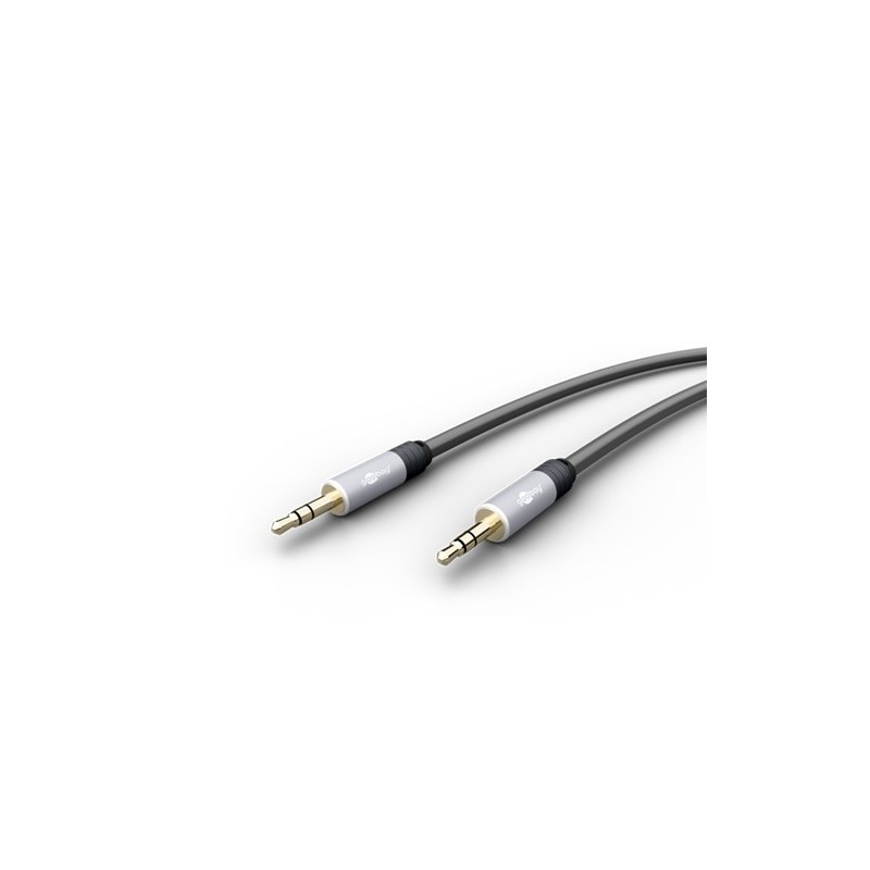 cablu audio jack stereo 3.5mm tata - 3.5mm tata 5m goobay plus